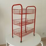 Vintage rolling dessert trolley