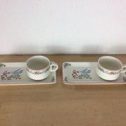 Mugs Les Amoureux de Gien, by Marie Pierre Boitard, breakfast service