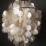 Verner Panton mother-of-pearl chandelier