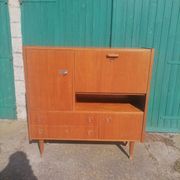 Old buffet furniture Scandinavian secretary wood vintage teak
