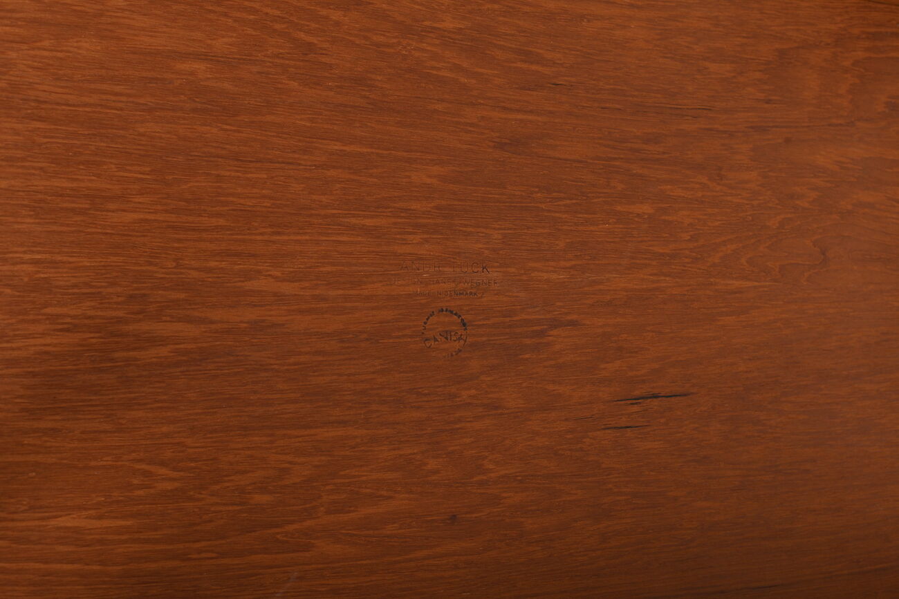 Pair serving trolleys model at-45 in teak by Hans J. Wegner 1960