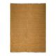 Woven jute rug 160x230 ocher yellow