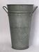 Vase de fleuriste en zinc