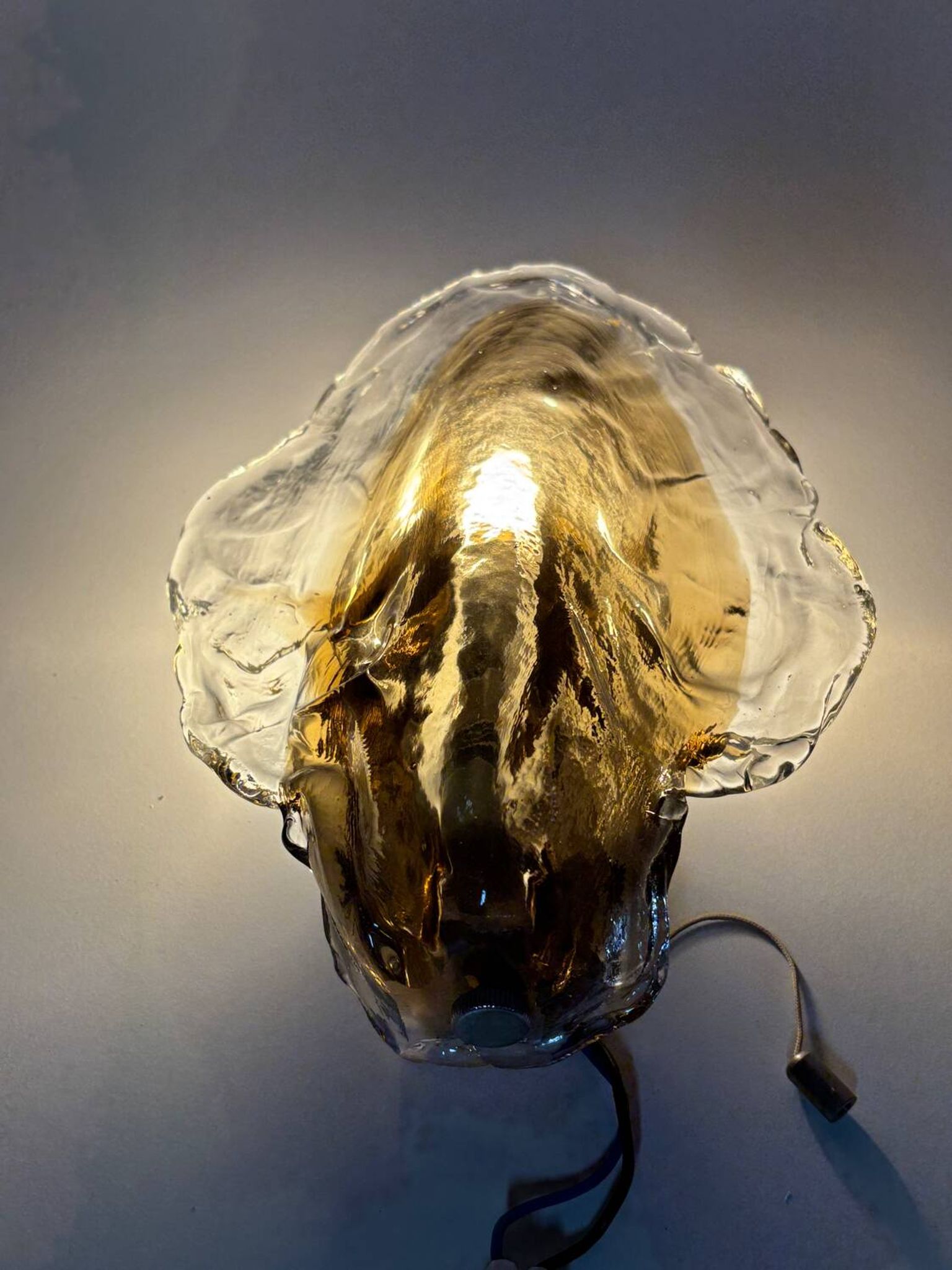 Ensemble Kalmar Murano, plafonnier et appliques