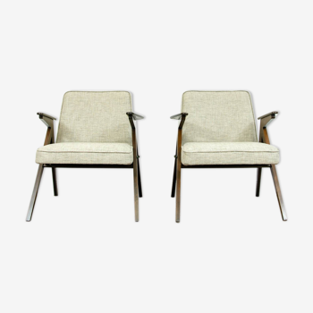 Pair of vintage armchairs type 300 177 "bunny" , 1970s