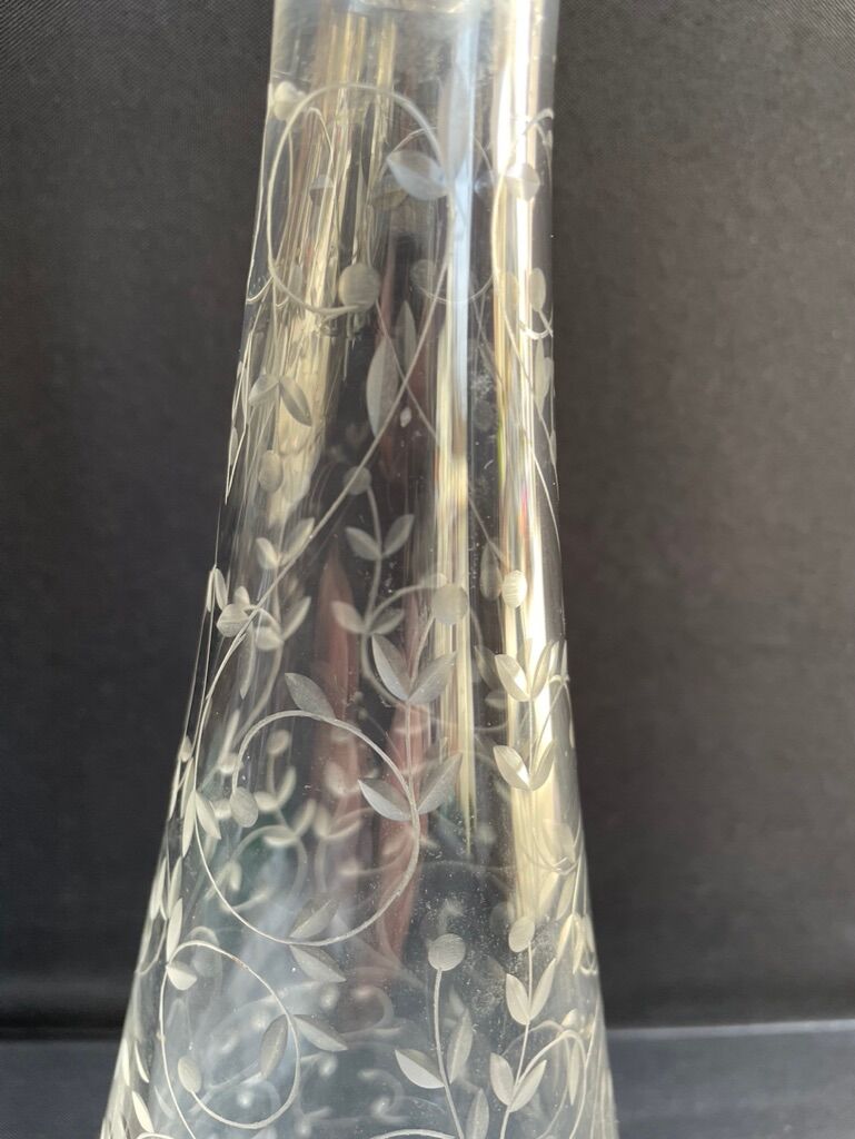 Saint Louis cut crystal stamped decanter