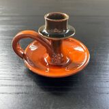 Earthenware candle holder