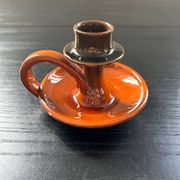 Earthenware candle holder