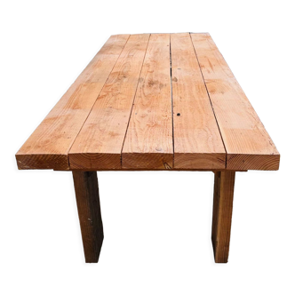 Table en bois massif