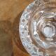 Duo de bougeoirs en verre