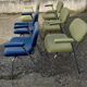 Lot de 6 chaises vintages