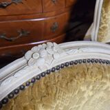 Pair of armchairs cabriolet louis xv