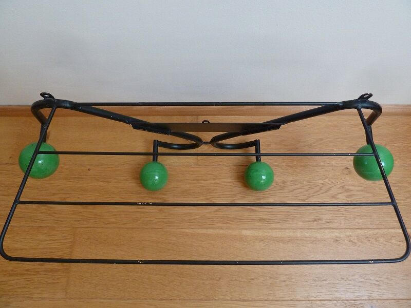 Vintage wall coat rack
