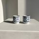Set of 2 Scandinavian liqueur glasses or cups