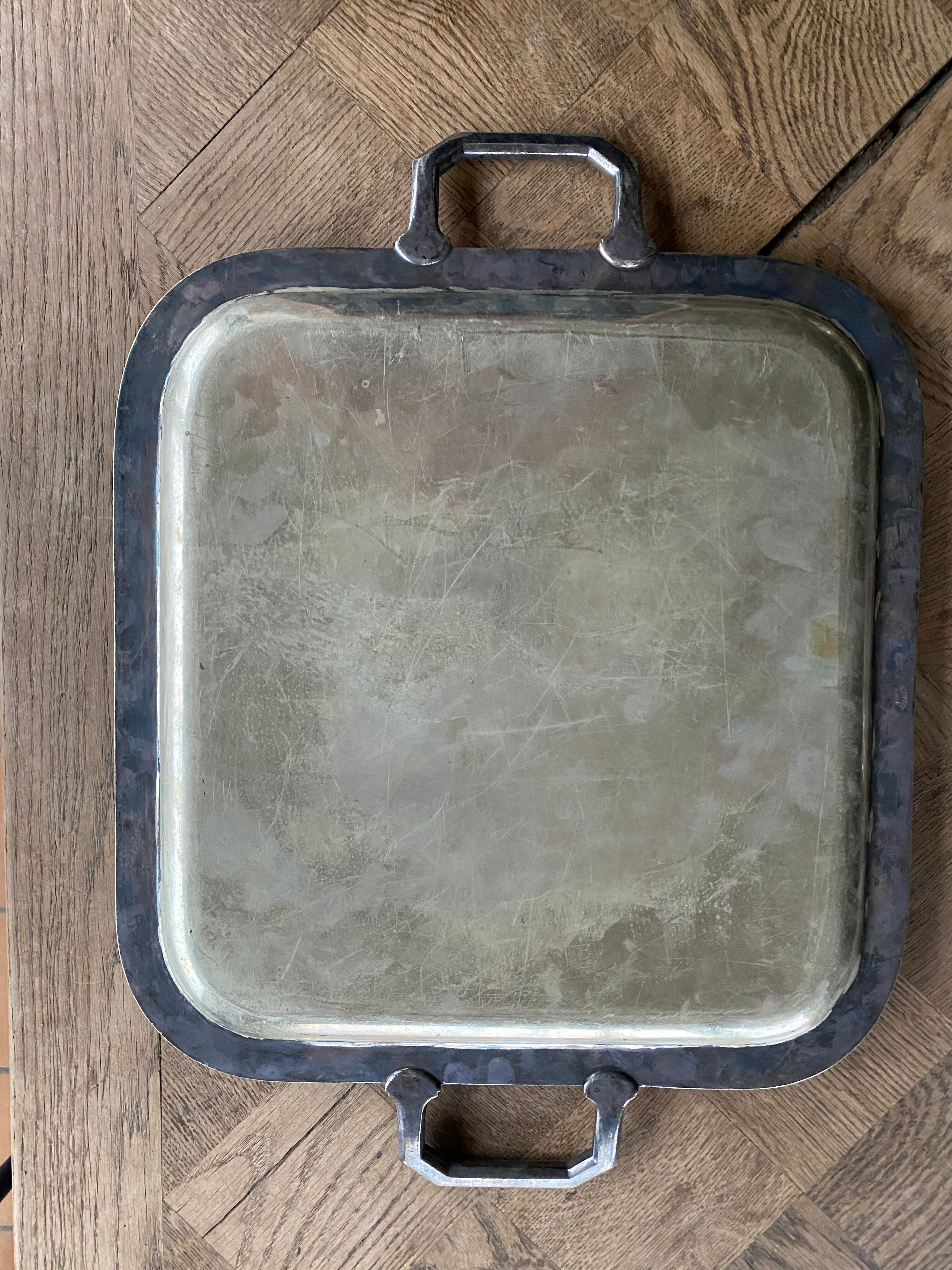 Carlton silver platter