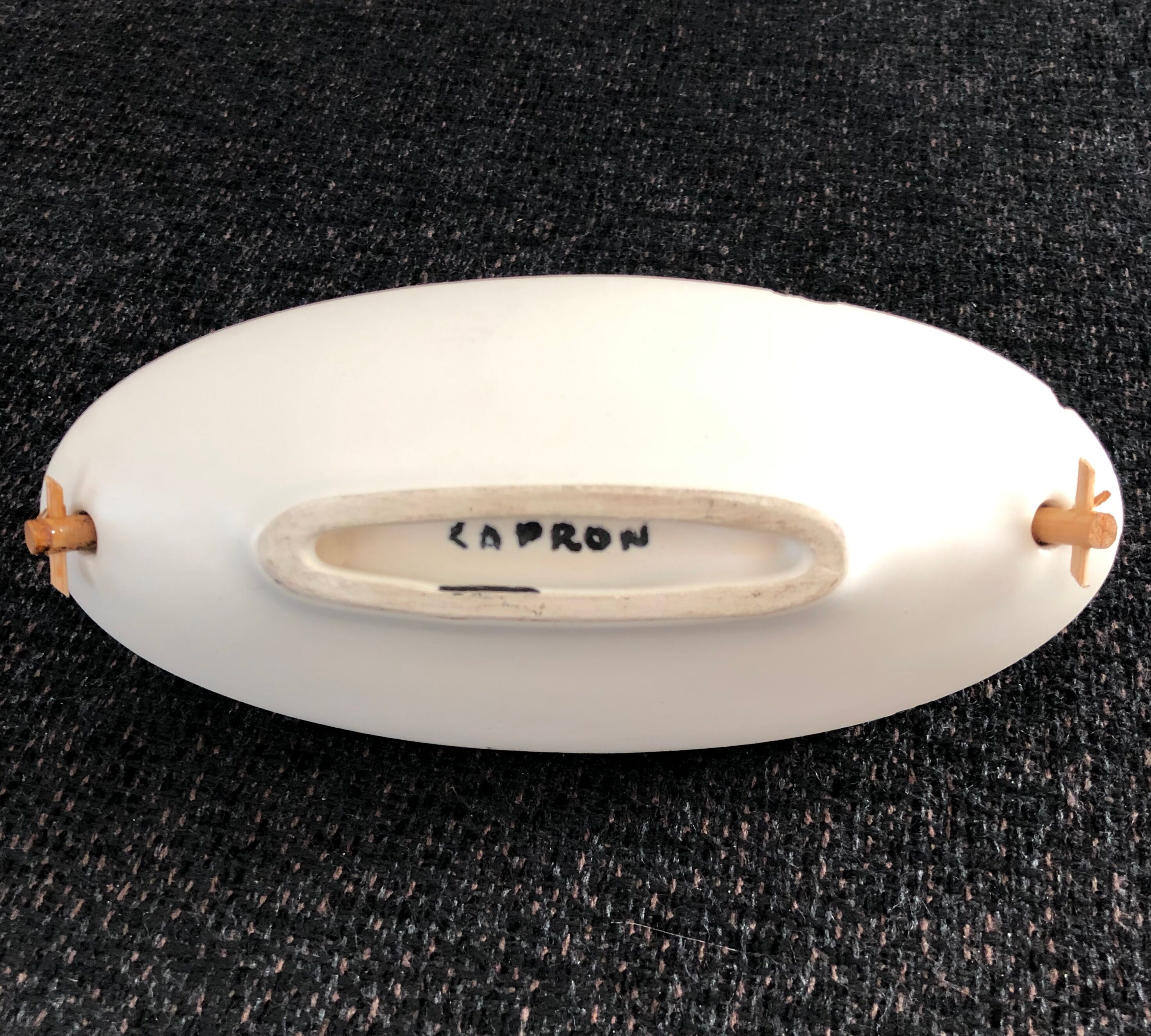 Ceramic pocket cup by Roger Capron, France 1950