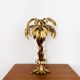 Gilded Italian Hollywood Regency Palm Tree Table Lamp by Hans Kögl