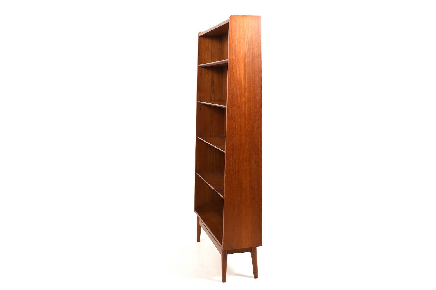 Conical Bookcase in Teak by Johannes Sorth for Nexø