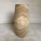 Light wooden vase