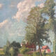 Lake landscape signed 1943