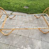 Rattan bed