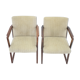 Pair of beech armachairs ,czechoslovakia 1960s