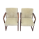 Pair of beech armachairs ,czechoslovakia 1960s