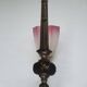 Pair of Art Deco pink wall sconces