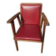 Fauteuil bridge à pieds compas, années 50