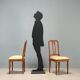 Walnut chairs - Italy 19th century