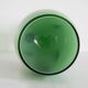Vintage artistic green vase from the mid-century, Poland, Europe, 1970s.