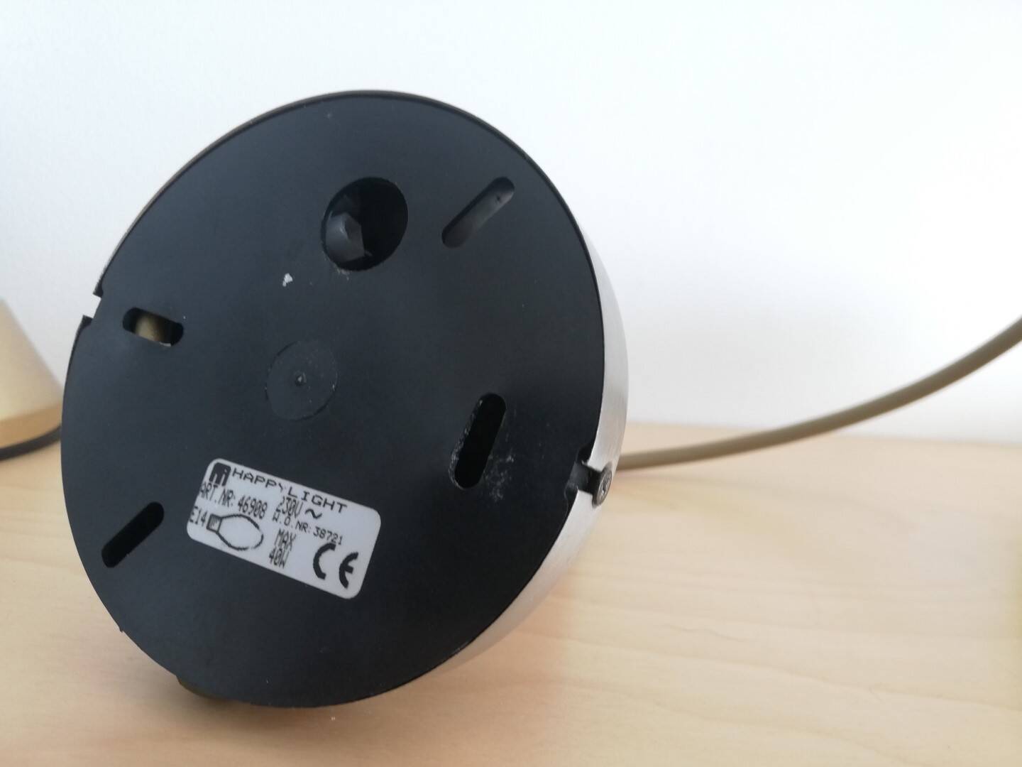 Yellow glass hanging lamp