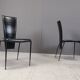 Set of 4 post modern dining chairs by Arper Italy, 1980s