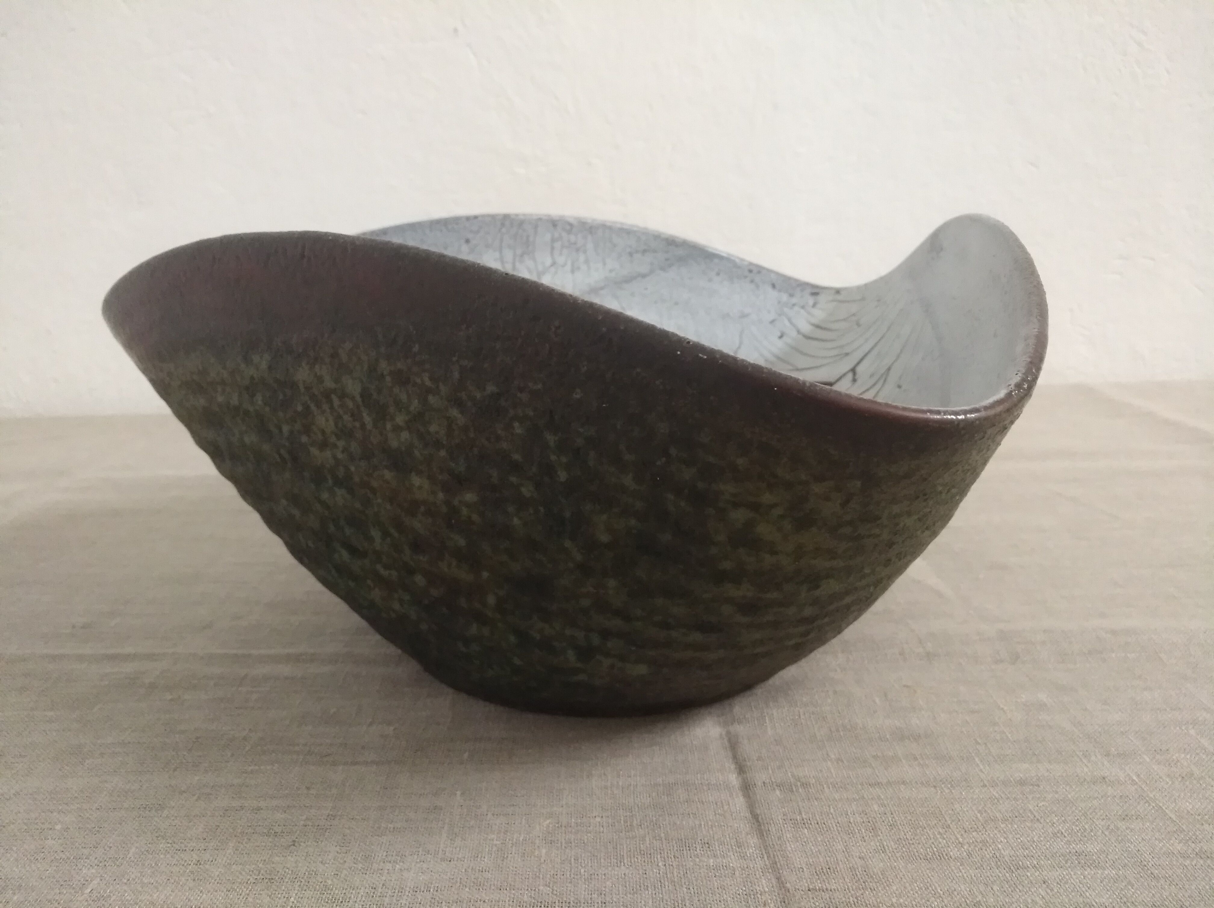 Ceramic salad bowl from the 60s and 70s