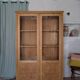Vintage 1950s light oak school display cabinet – Vintage bookshelf