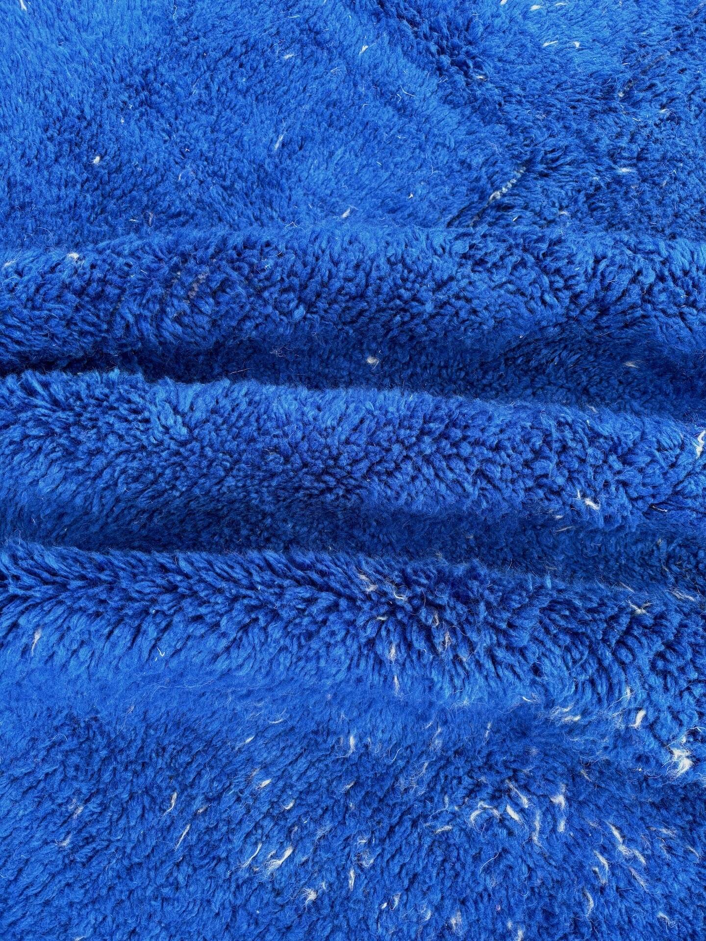 Jardin Majorelle – blue Berber wool rug 240cm x 162cm