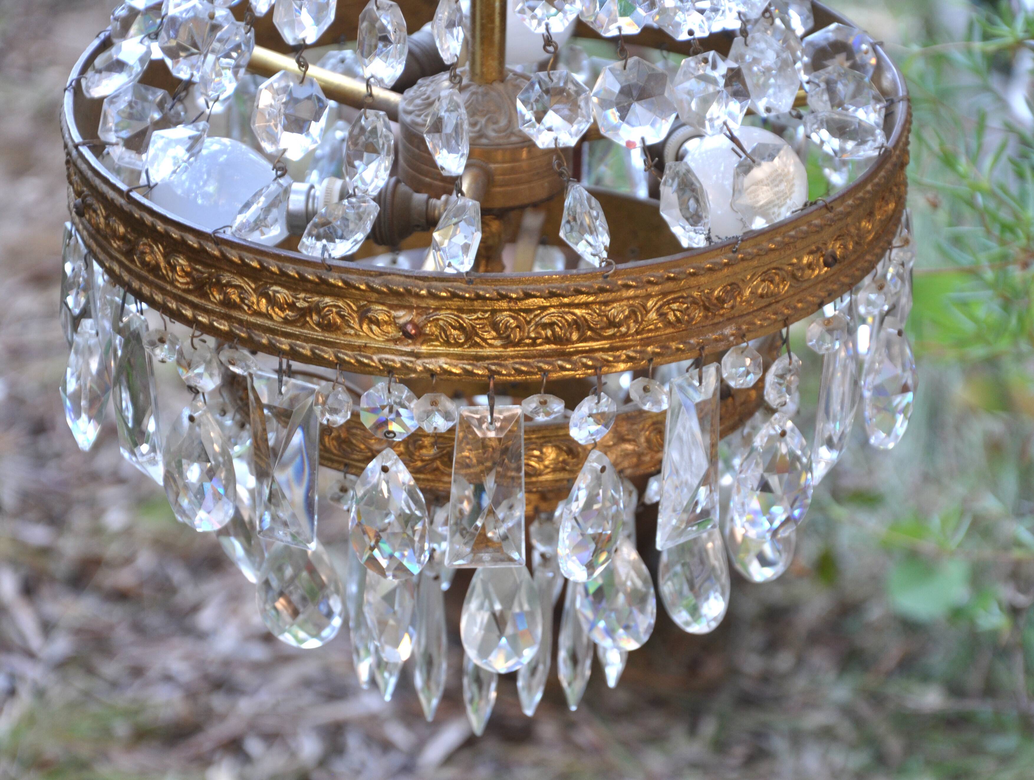 Lustre ancien Montgolfiere