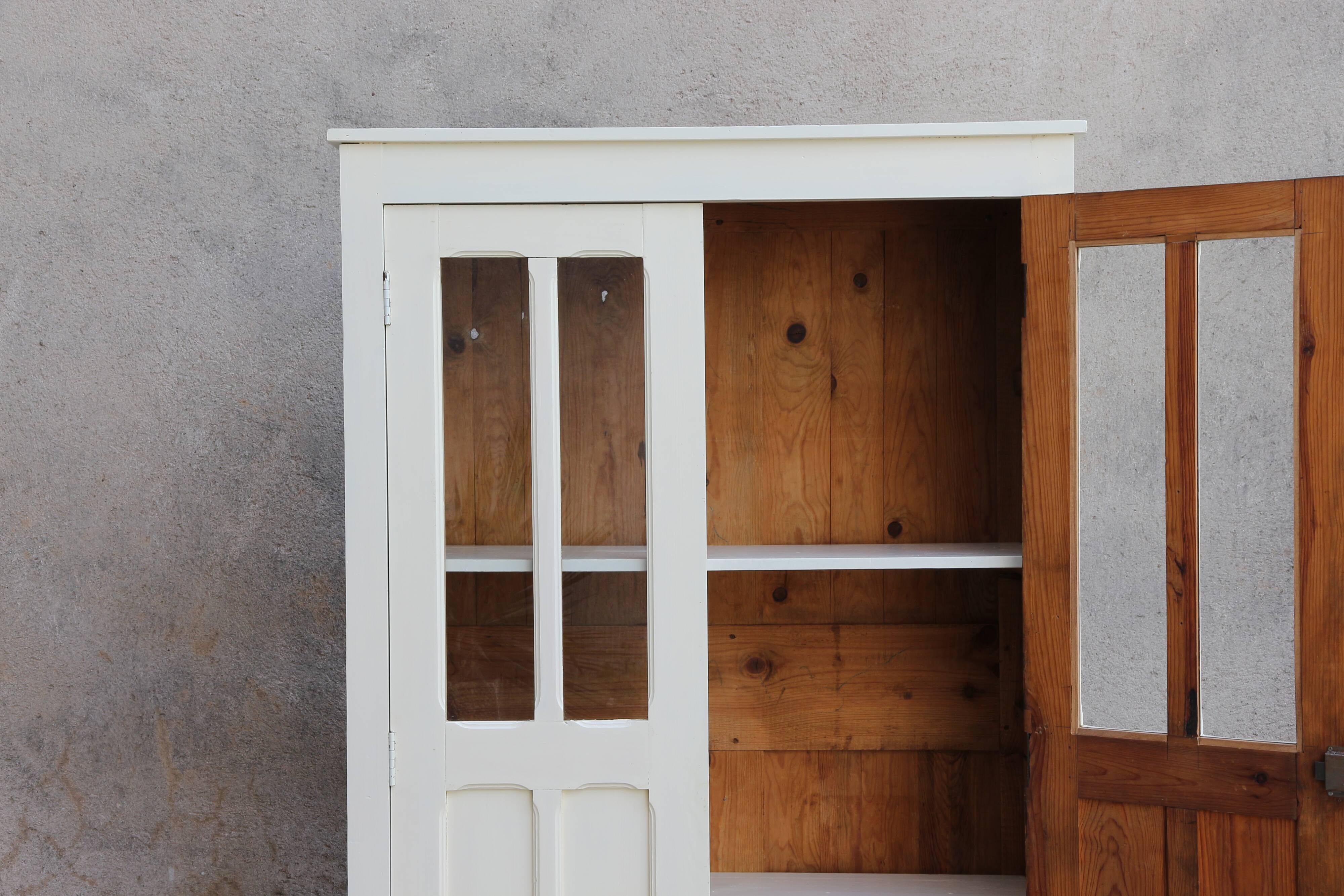 Vintage Parisian glass cabinet