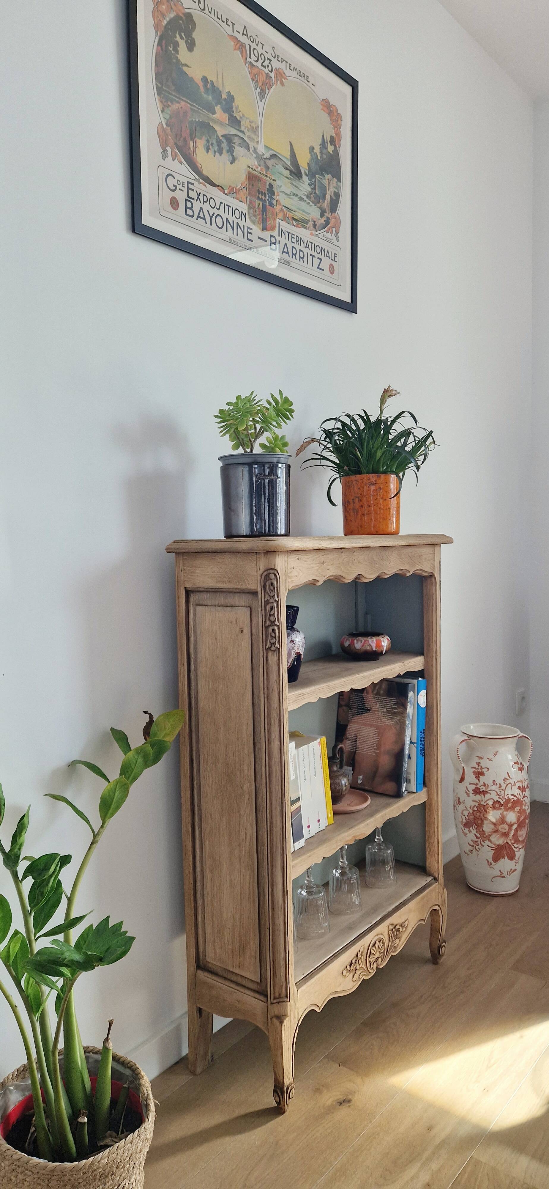 Bibus vintage oak bookcase