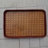 Woven rattan tray