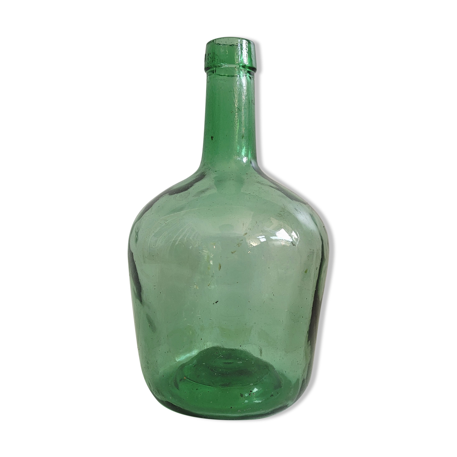 Dame-jeanne 3L verte droite