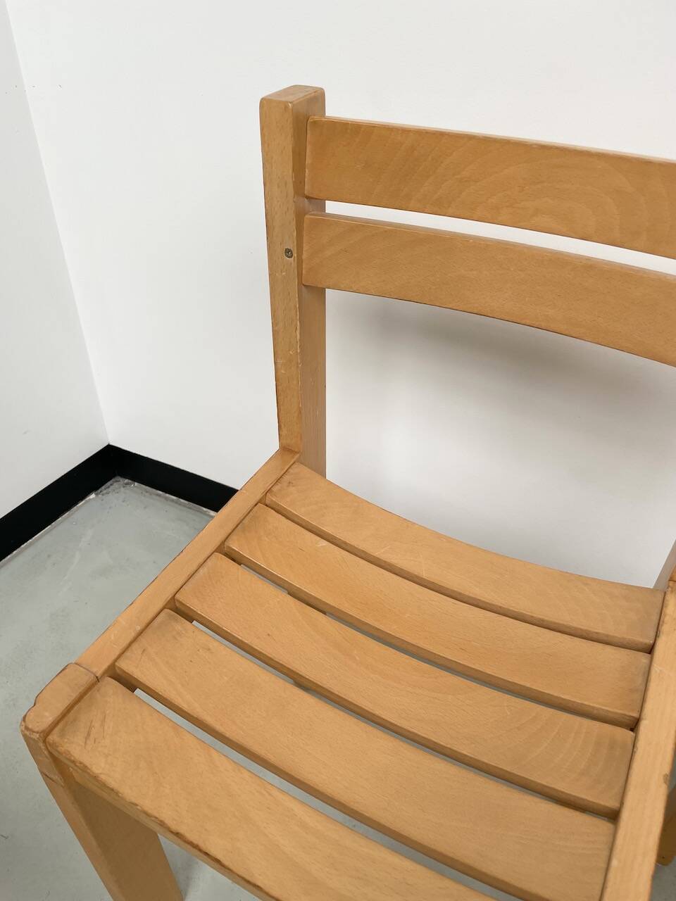 Beech chairs from the 1980s, Sornay.