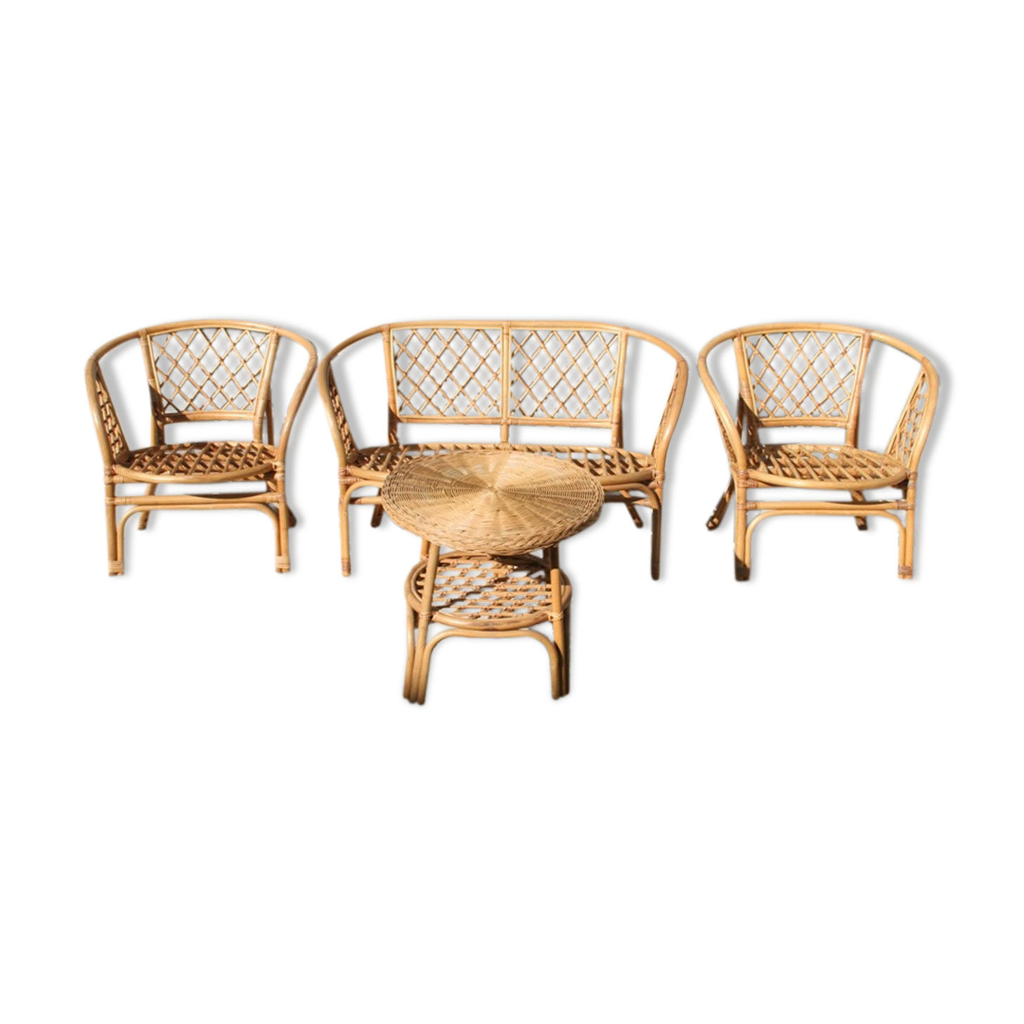 Rattan lounge set 60/70