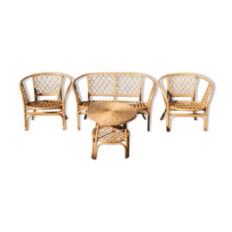 Rattan lounge set 60/70
