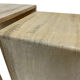 Tables gigognes en travertin italiennes 1970
