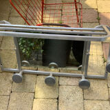 Coat rack aluminum 1970s