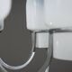Angelo Gaetano Sciolari chandelier with six misty glass shades