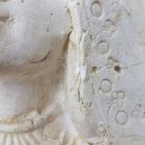 Plaster cast of a blank face