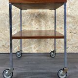 1960s 1970s serving trolley walnut teak Walter Wirz for Wilhelm Renz Design