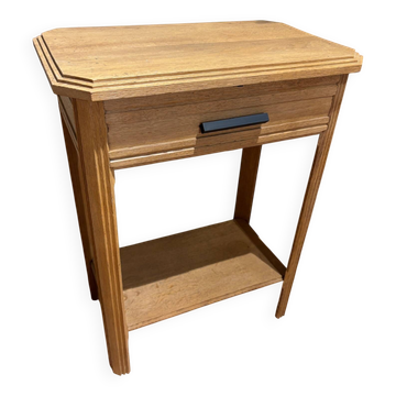 Natural oak stool